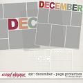 All year round - page protector: December by WendyP Designs 