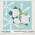 Miscellaneous 48 Template by Digital Scrapbook Ingredients