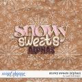 Snowy Sweets {alphas} by Sweet Doll designs
