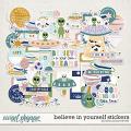 Believe in Yourself Stickers by Becca Bonneville
