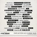 Black & White Extra Wordbits: Family by Connection Keeping