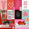 I Love You More Cards by Clever Monkey Graphics 