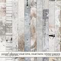 Must Love, Must Have: Winter Papers by Studio Basic Must Love, Must Have: Winter Papers by Studio Basic