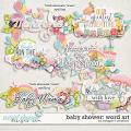 Baby Shower: Word Art by Meagan's Creations