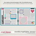 Monthly Highlights: January {layered templates} by Blagovesta Gosheva
