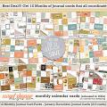 Monthly Calendar Journal Cards Collection (all released in 2024) by Connection Keeping Monthly Calendar Journal Cards Collection (all released in 2024) by Connection Keeping