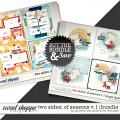TWO SIDES: OF SEASONS V.1 | TEMPLATE BUNDLE by Alchemy Wild Studio & The Nifty Pixel