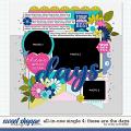 Cindy's Layered Templates - All in One Single 4: These are the Days by Cindy Schneider