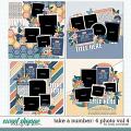Cindy's Layered Templates - Take a Number: 4 Photo Vol.4 by Cindy Schneider