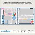 Monthly Highlights: February {layered templates} by Blagovesta Gosheva