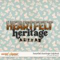 Heartfelt Heritage {alphas} by Sweet Doll designs