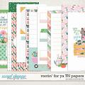 Rootin' for Ya TN Papers by Becca Bonneville 