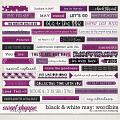 Black & White: May Wordbits by Connection Keeping Black & White: May Wordbits by Connection Keeping