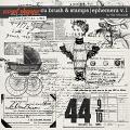 CU BRUSH & STAMPS | EPHEMERA V.1 by The Nifty Pixel