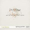 Spring Garden | Alpha - by Kris Isaacs Deisngs Spring Garden | Alpha - by Kris Isaacs Deisngs