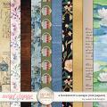 Captured Glimmers: A Bookworm’s Escape {mix papers} by Sweet Doll designs