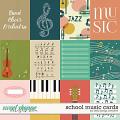 School: Music Cards by Kelly Bangs Creative