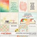Everyday Joys Pocket Cards by Ponytails