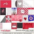 Black & White: July Journal Cards by Connection Keeping