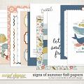 Signs of Summer 6x8 Papers by Becca Bonneville & Elif Sahin Designs Signs of Summer 6x8 Papers by Becca Bonneville & Elif Sahin Designs