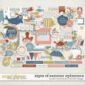 Signs of Summer Ephemera by Becca Bonneville & Elif Sahin Designs Signs of Summer Ephemera by Becca Bonneville & Elif Sahin Designs