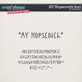CU AY Hopscotch font by Amanda Yi