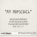 AY Hopscotch font {PU} by Amanda Yi AY Hopscotch font {PU} by Amanda Yi