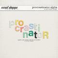 Procrastinator Alpha by Pink Reptile Designs Procrastinator Alpha by Pink Reptile Designs