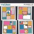 EZ Pages v.41 Templates by Erica Zane EZ Pages v.41 Templates by Erica Zane