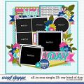 Cindy's Layered Templates - All in One Single 23: My Kind of Day by Cindy Schneider