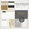 The Good Old Days Pocket Cards by Pink Reptile Designs and Designed by Soco