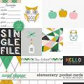 Elementary: Pocket Cards by Allison Pennington Elementary: Pocket Cards by Allison Pennington