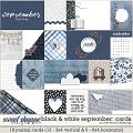 Black & White: September Journal Cards by Connection Keeping
