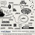 Black & White: September Stamps by Connection Keeping Black & White: September Stamps by Connection Keeping