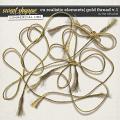 CU REALISTIC ELEMENTS | GOLD THREAD V.1 by The Nifty Pixel