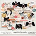 Cryptic Chronicles Ephemera by Becca Bonneville Cryptic Chronicles Ephemera by Becca Bonneville
