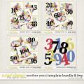 ANOTHER YEAR PAGE DRAFTS | BUNDLE by The Nifty Pixel