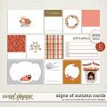 Signs of Autumn Cards by Becca Bonneville & Elif Sahin Designs Signs of Autumn Cards by Becca Bonneville & Elif Sahin Designs