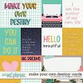 Make your own destiny: cards by Amanda Yi & Meagan's Creations