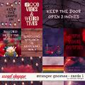 Stranger Gnomes - Cards1 by WendyP Designs