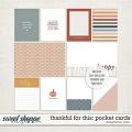 Thankful For This: Pocket Cards | Designed by Soco Thankful For This: Pocket Cards | Designed by Soco