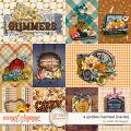 Captured Glimmers: A Golden Harvest {cards} by Sweet Doll designs