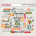 Make A List: Words | Designed by Soco Make A List: Words | Designed by Soco