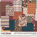 Grit & Grace Patterned Cards by Traci Reed Grit & Grace Patterned Cards by Traci Reed