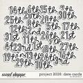 Project 2026: dates by Amanda Yi