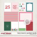 Very Merry: Pocket Cards | Designed by Soco