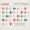December Numbers Vol. 1 | Designed by Soco