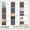 Hello 2026: Photo Templates (Sunday -Saturday) | Designed by Soco Hello 2026: Photo Templates (Sunday -Saturday) | Designed by Soco