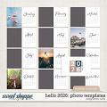 Hello 2026: Photo Templates (Monday - Sunday) | Designed by Soco Hello 2026: Photo Templates (Monday - Sunday) | Designed by Soco