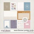 Snow Flurries Pocket Cards by River Rose Designs and Designed by Soco Snow Flurries Pocket Cards by River Rose Designs and Designed by Soco